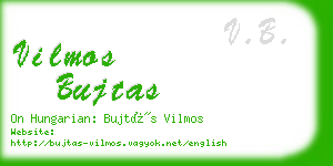 vilmos bujtas business card